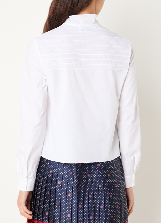 Claudie Pierlot Blouse met kraag - achterkant wit