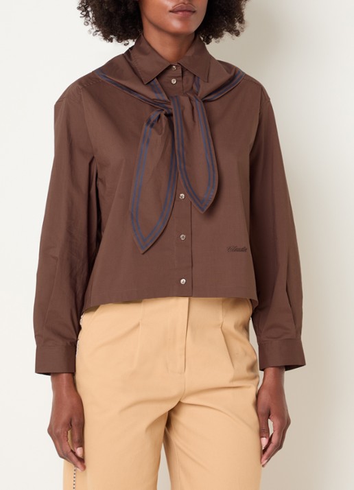 Claudie Pierlot Blouse met sjaalkraag