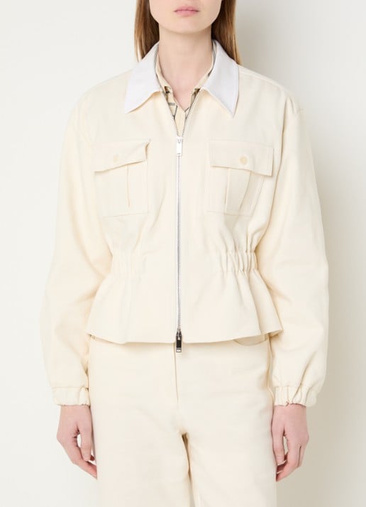 Claudie Pierlot Gallo jack met klepzakken