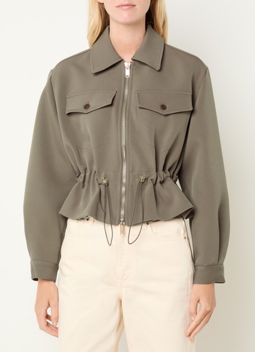 Claudie Pierlot Jack met trekkoord en klepzakken