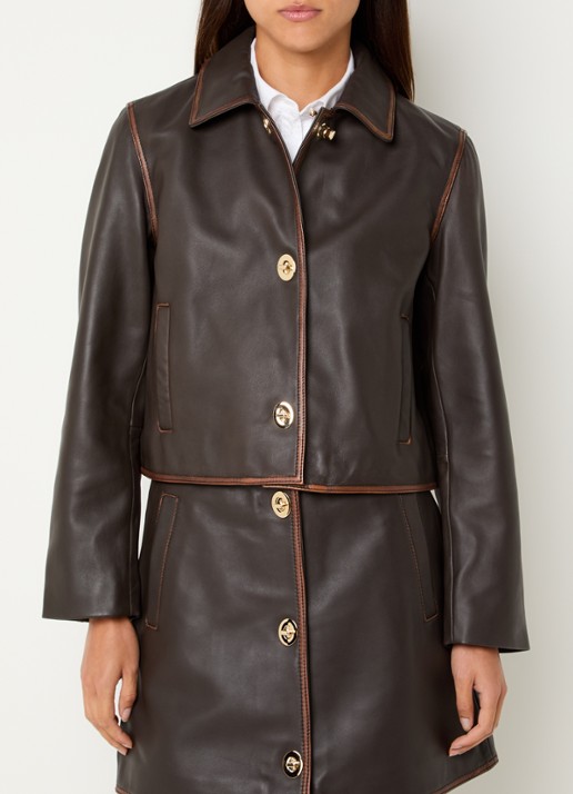 Claudie Pierlot Jack van lamsleer met steekzaken