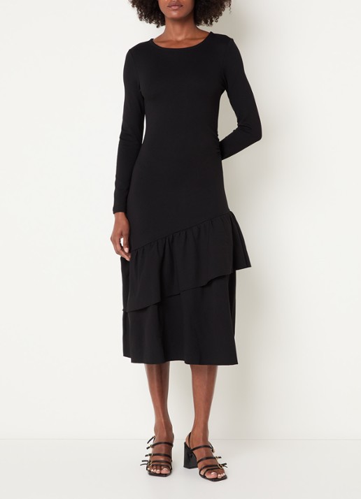Claudie Pierlot Maxi jurk met volant