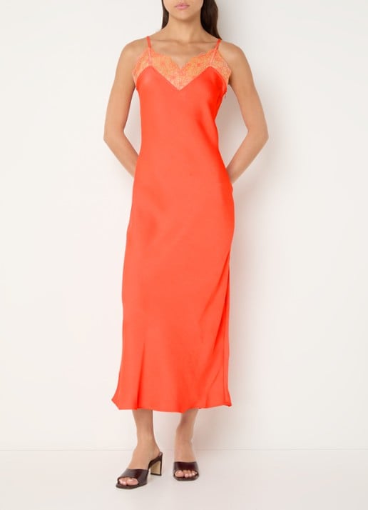Claudie Pierlot Midi jurk van satijn