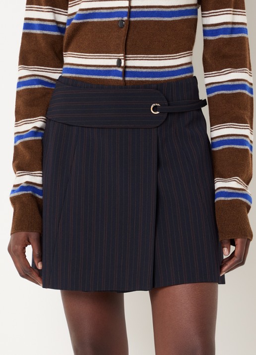 Claudie Pierlot Mini rok met streepprint