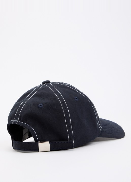 Claudie Pierlot Pet met logoborduring  - detail 2 donkerblauw