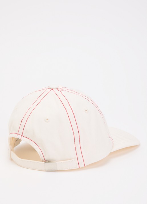 Claudie Pierlot Pet met logoborduring  - detail gebroken wit