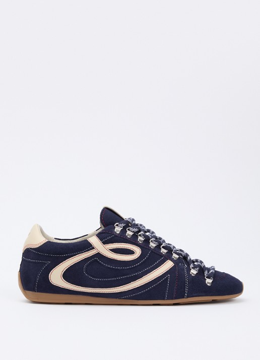 Claudie Pierlot Swing sneaker van suède
