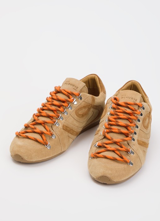 Claudie Pierlot Swing sneaker van suède - detail 8 zand