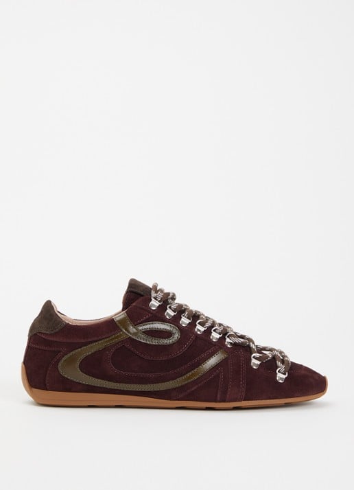 Claudie Pierlot Swing sneaker van suède