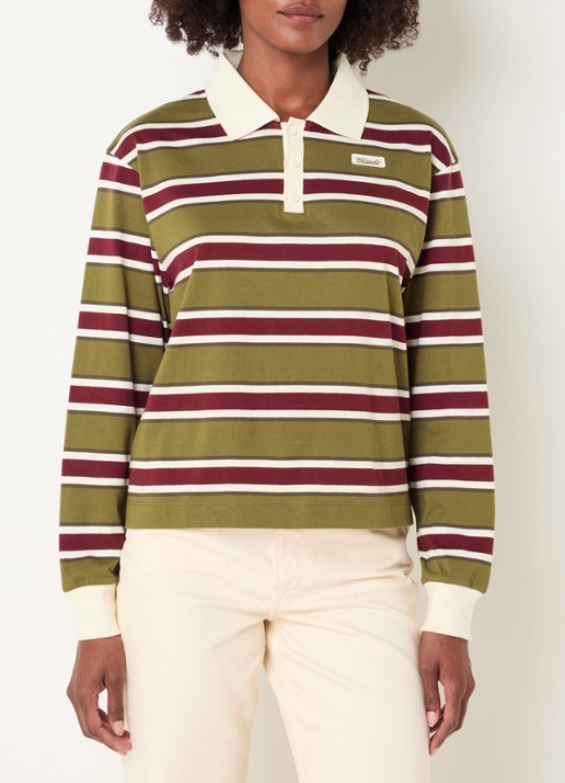Claudie Pierlot Top met streepprint en kraag