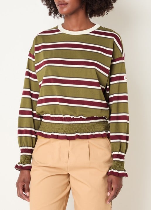 Claudie Pierlot Top met streepprint