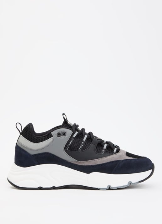 Cleens Aero Runner sneaker met suède details