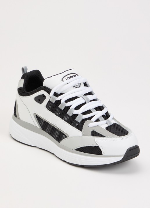 Cleens Hyper Runner sneaker met leren details