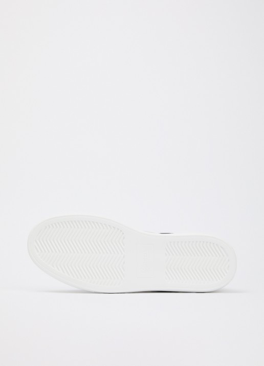 Cleens Luxor sneaker met suède details - detail 3 wit