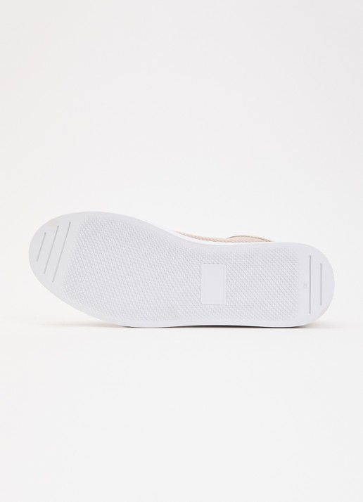 Cleens Luxor sneaker met suède details - detail 3 beige