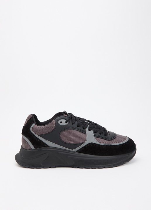 Cleens Onesixty sneaker met suède details