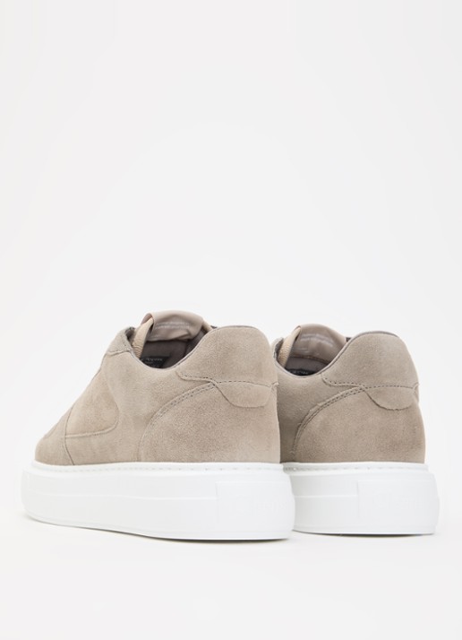 Cleens Sneaker van suède - achterkant grijs
