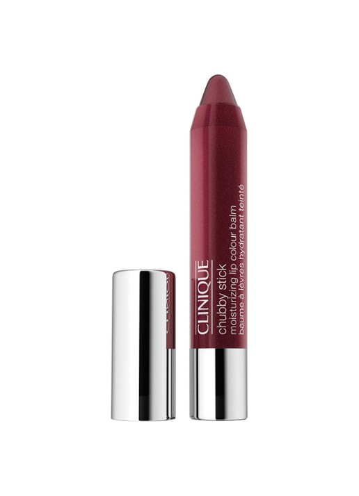 Clinique Chubby Stick Moisturizing Lip Colour Balm - getinte lipbalsem - voorkant grape-up