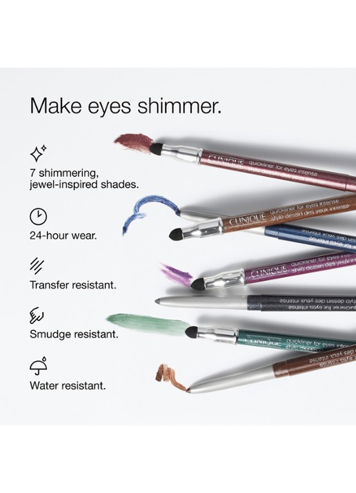 Clinique Intens oogpotlood Quickliner - oogpotlood - detail 2 aquamarine lustre-wn