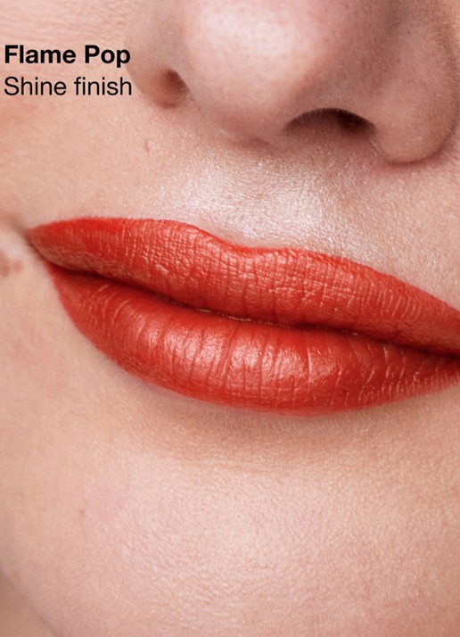 Clinique Pop™ Longwear Lipstick Shine - lipstick - detail 4 11 flame pop