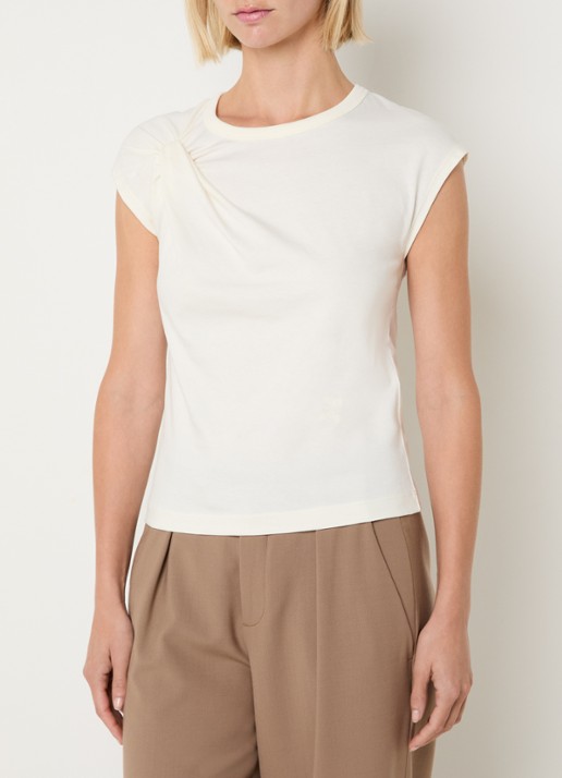 CLOSED Bow T-shirt met stretch