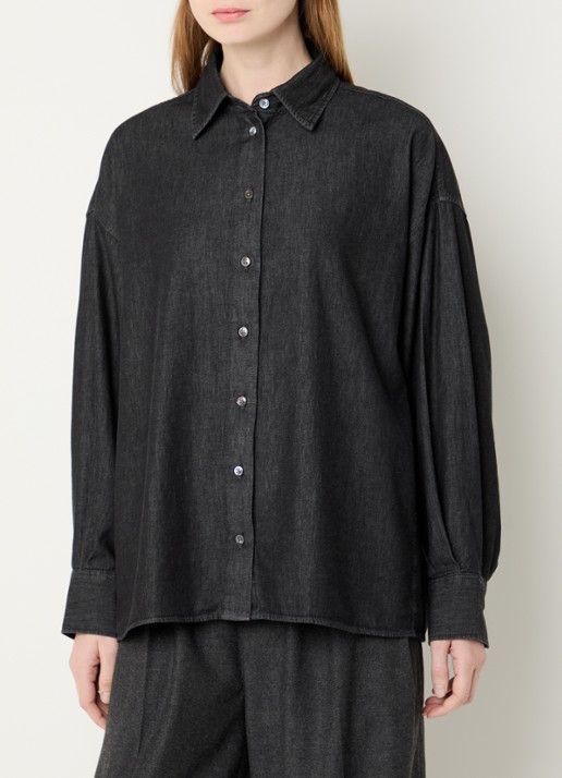 CLOSED Cape blouse van chambray