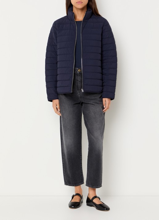 CLOSED Gewatteerd jack met ritszakken - voorkant 2 donkerblauw