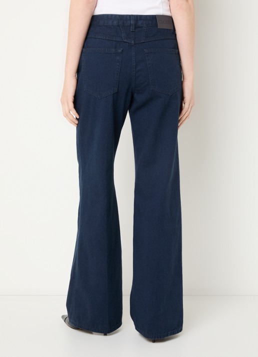 CLOSED Gillan high waist flared jeans met donkere wassing - achterkant 5 indigo