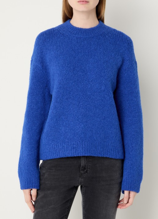 CLOSED Grofgebreide trui in alpaca wolblend met stretch
