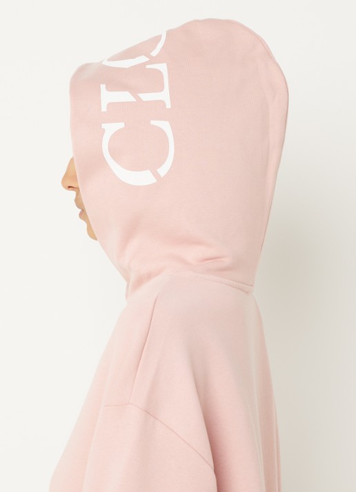 CLOSED Hoodie met logo - detail 5 powder pink-882