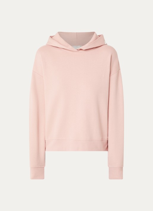 CLOSED Hoodie met logo - voorkant 2 powder pink-882
