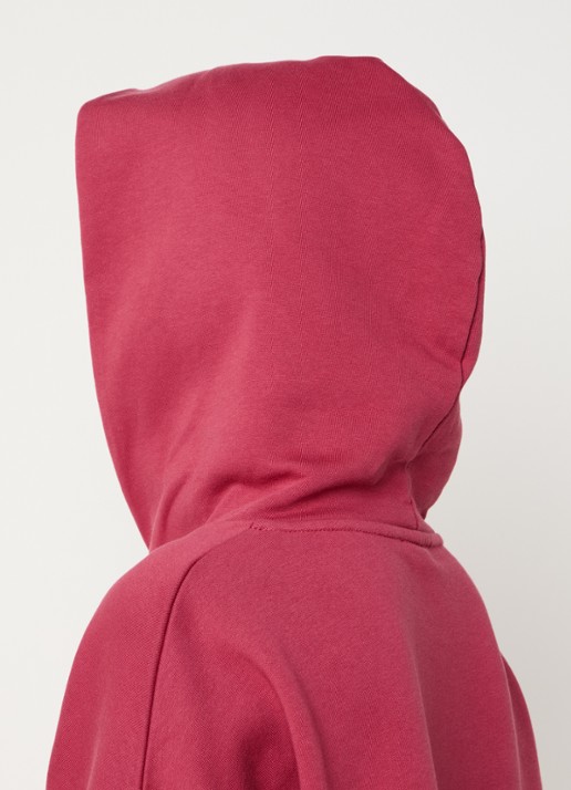 CLOSED Hoodie van  katoen met logoborduring - detail 5 rood