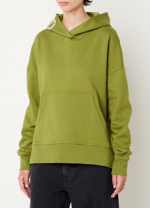 CLOSED Hoodie van  katoen met logoborduring
