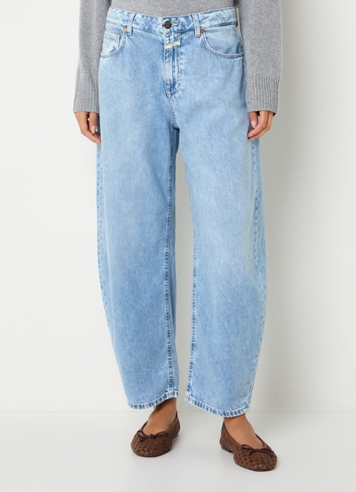 CLOSED Jazzie balloon fit jeans met medium wassing