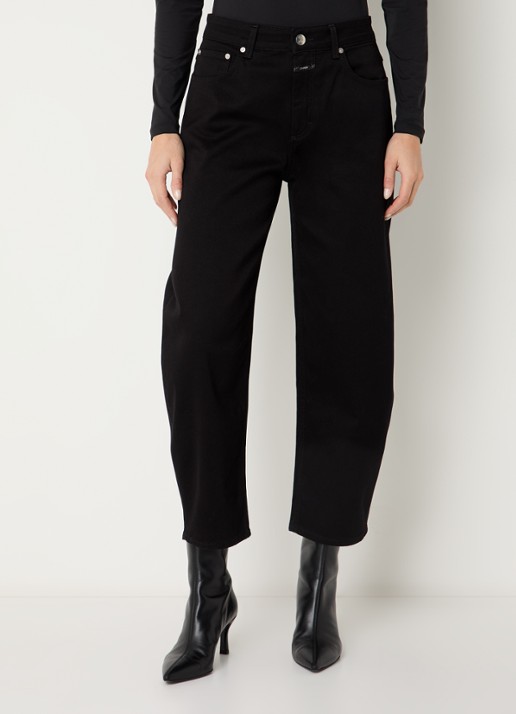 CLOSED Jazzie high waist cropped tapered jeans met gekleurde wassing