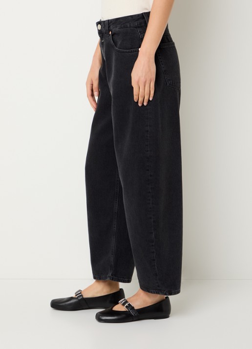 CLOSED Jazzie high waist wide leg jeans - detail 3 donkergrijs