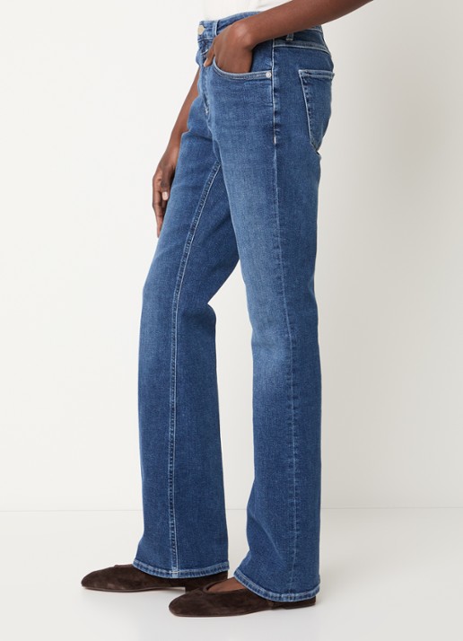CLOSED Jovanna mid waist flared jeans met medium wassing - detail 3 indigo