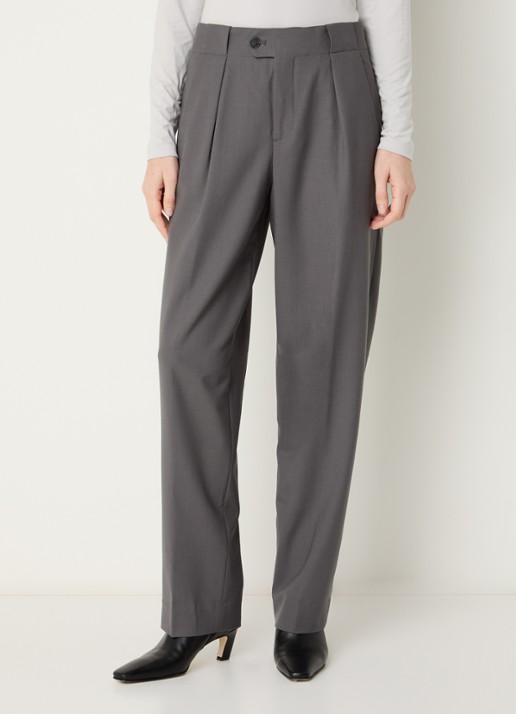 CLOSED Mawson mid waist tapered fit pantalon in wolblend