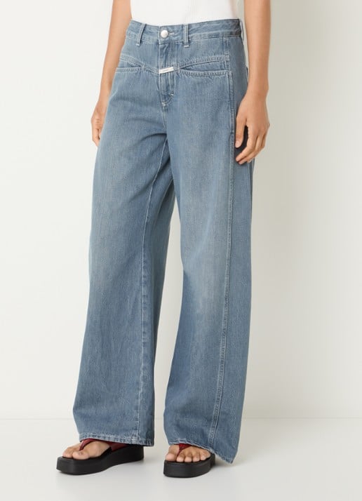 CLOSED Tori-X mid waist balloon fit jeans met gekleurde wassing