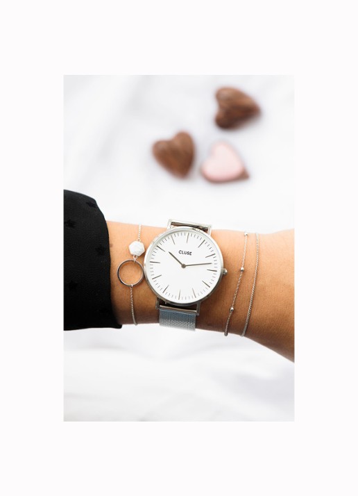 CLUSE Boho Chic horloge CW0101201002 - detail 3 zilver
