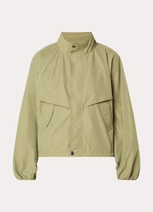 Co'Couture Alora jack met steekzakken - voorkant 2 legergroen