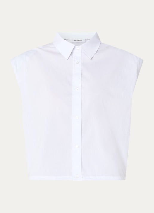 Co'Couture Blouse met stretch - voorkant wit