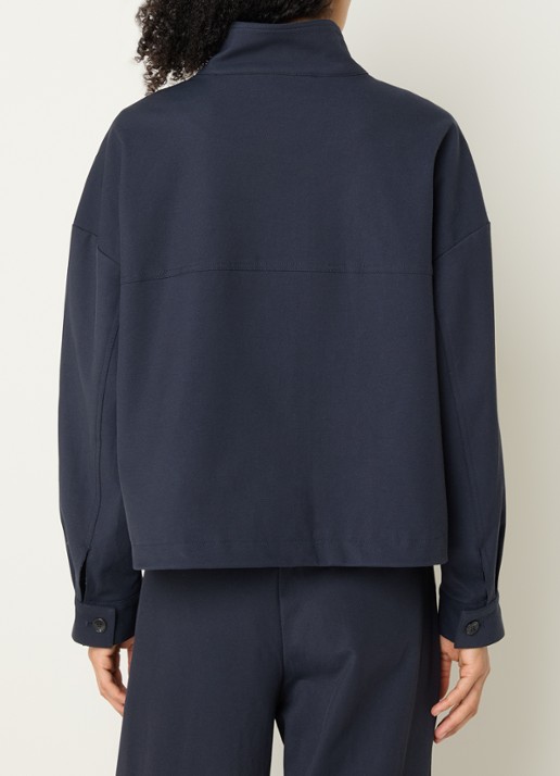 Co'Couture Demi jack met klepzakken - achterkant blauw