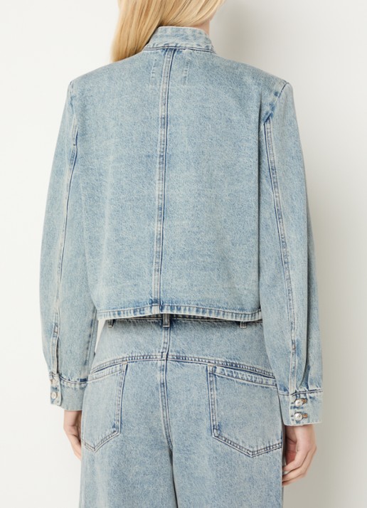 Co'Couture Jackson jack van denim - achterkant 4 lichtblauw