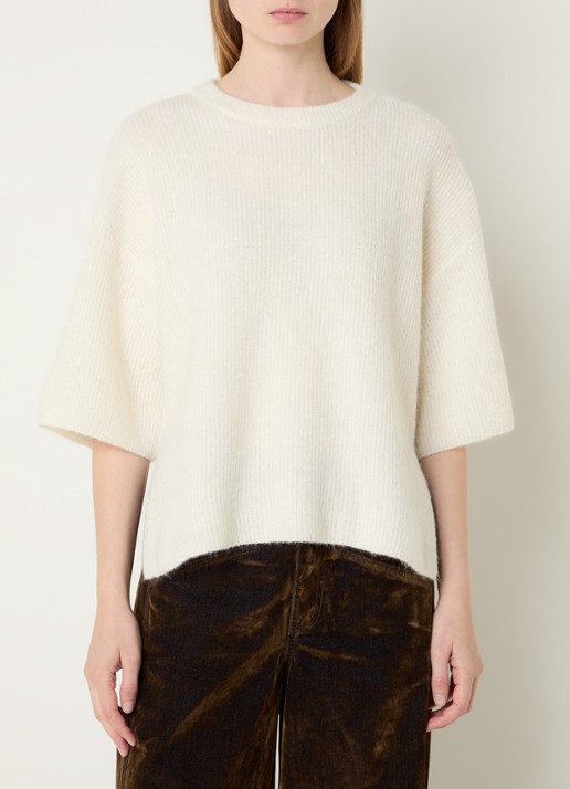 Co'Couture Jade fijngebreide pullover met ronde hals