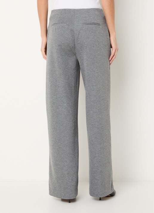 Co'Couture Lancecc high waist loose fit pantalon - achterkant grijs