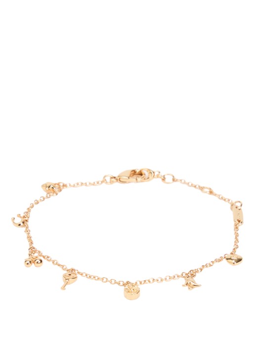 Coach Armband met hanger - voorkant 2 goud