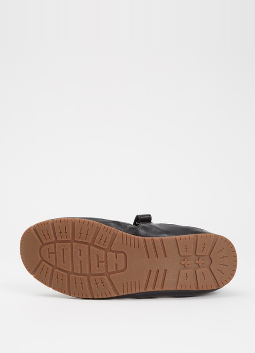 Coach Ballerina van leer - detail 4 zwart