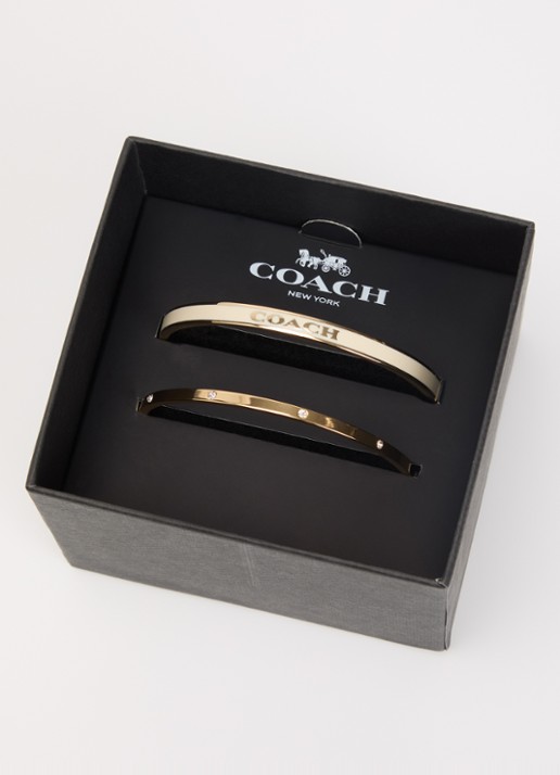 Coach Bangle in set van 2 - detail 4 wit