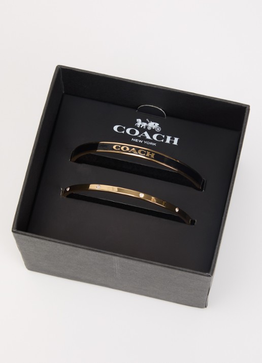 Coach Bangle in set van 2 - detail 4 zwart